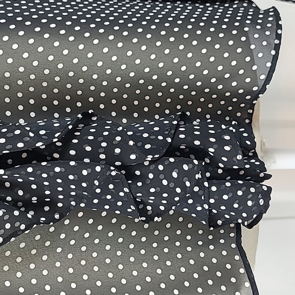 Chaps Ruffle Front Blouse - Picture 4 of 11